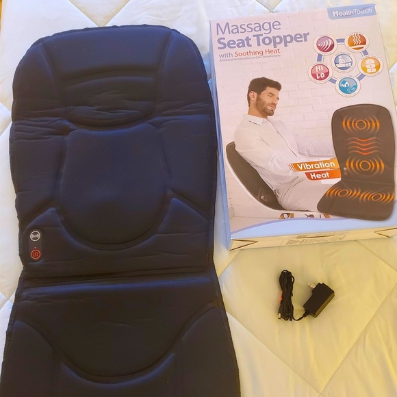 Massage and Heat Seat Topper by Health Touch is Brand New ! - Picture 3 of 9